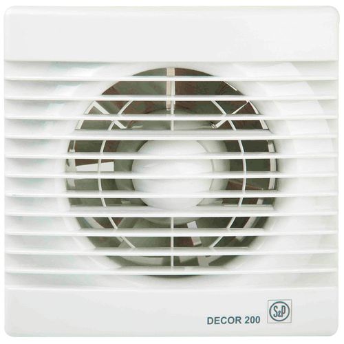 Extractor S&P Mod. DECOR200S para baño