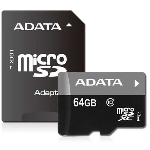 Tarjeta micro SDHC 64 Gb A-DATA clase 10