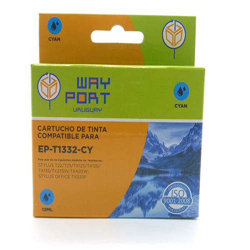 Cartucho WAY PORT para EPSON Mod. Cian T25