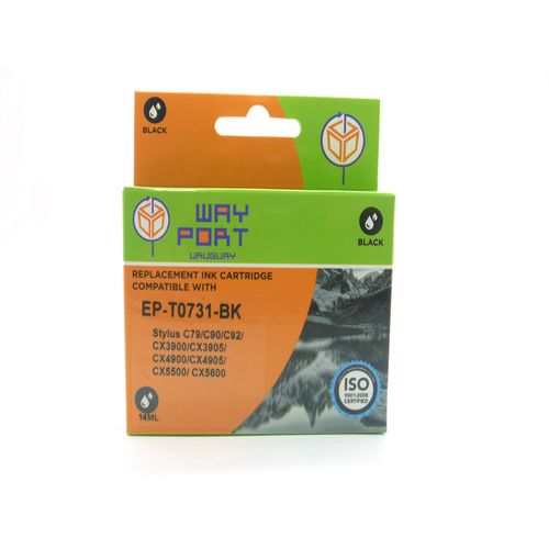 Cartucho WAY PORT para EPSON Negro C92
