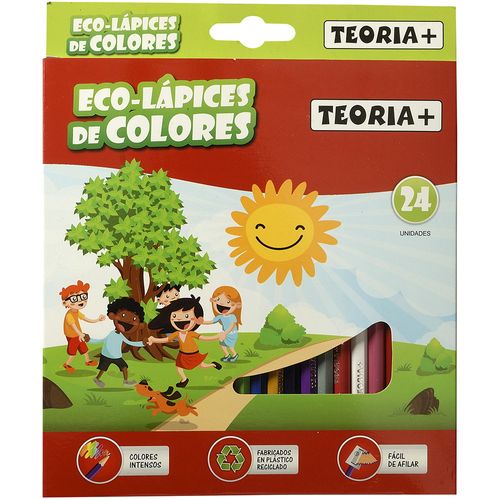 Lápices de colores TEORIA+ecológicos 24 un