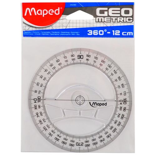 Semicírculo MAPED Grafic 360°