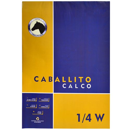 Block papel calco CABALLITO 1/4W