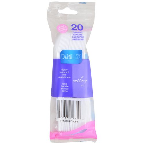 Cuchara dulcera DARNEL BISTROT blanco 20 un.