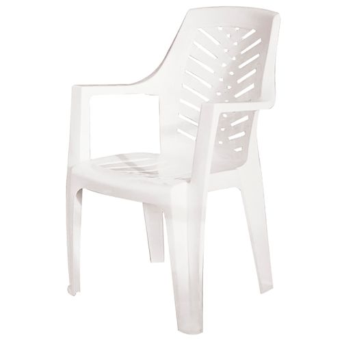 Sillón marbella respaldo alto 91x55x62.5cm blanco