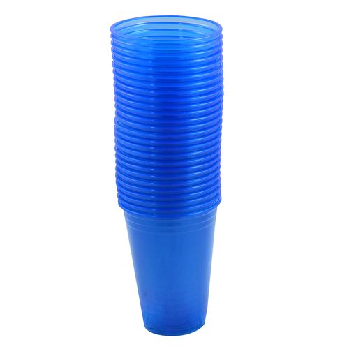 Vasos flúor azul de 330 ml