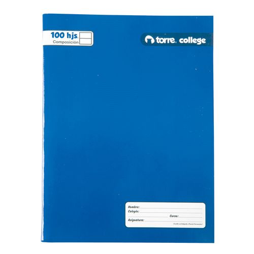 Cuaderno TORRE rayado 96h