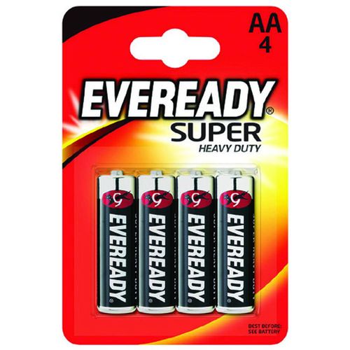 Pila EVEREADY carbón AA x 4 un.