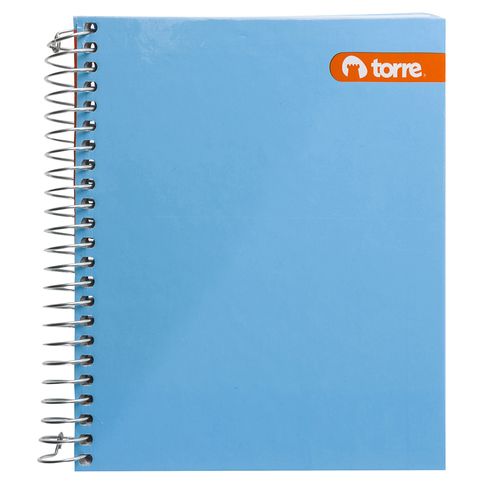 Libreta de deberes TORRE lisa 100h tapa dura