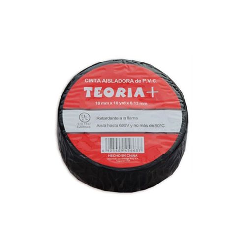 Cinta aisladora TEORIA negra