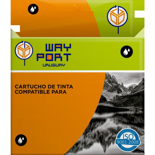 Cartucho WAY PORT para BROTHER LC60/985DC negro