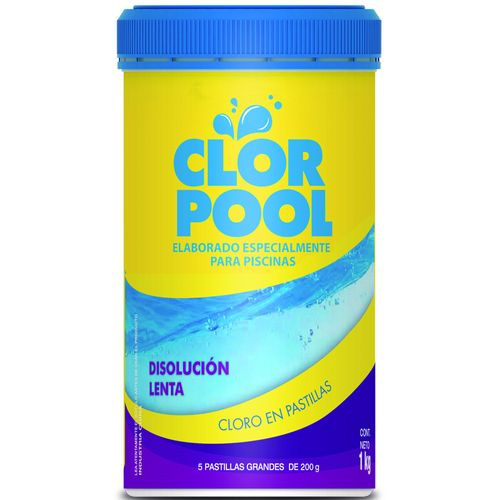 Cloro CLOR POOL disolución lenta 1 kg