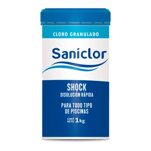 Cloro SANICLOR shock granulado tubo 1 kg