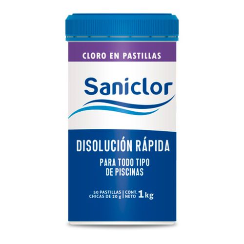 Cloro SANICLOR disolución rápida tubo 1 kg