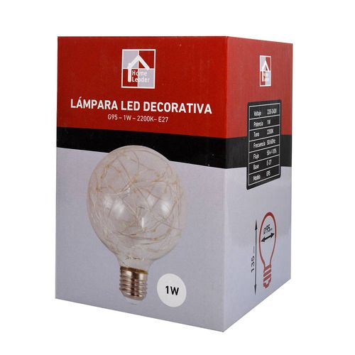 Lámpara HOME LEADER led decorativa 1 W E27 2200 k