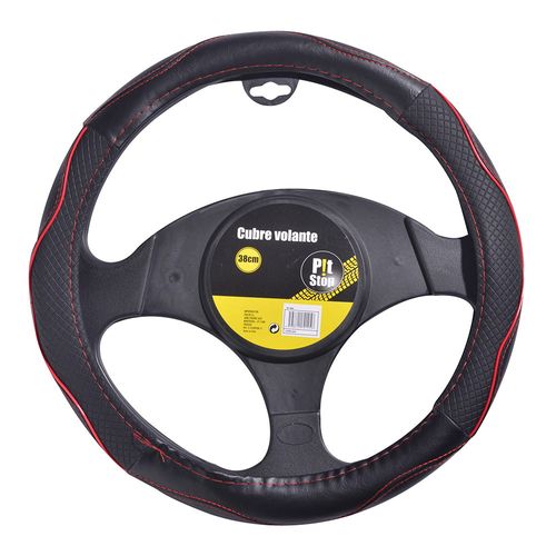 Cubre volante PIT STOP azul