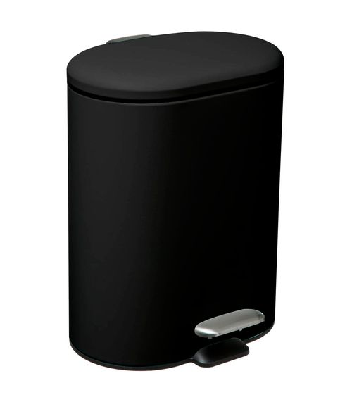Papelera SOFTCL SILIFLE 6 L negra