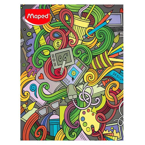 Cuaderno MAPED rayado 96h