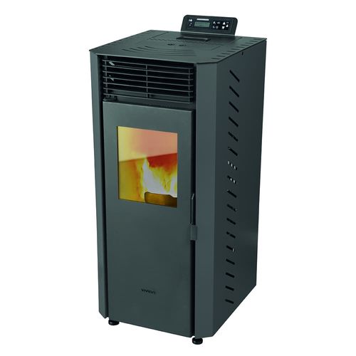 Calefactor a Pellet VIVION HAUS Eco Start 12 Kw Negro