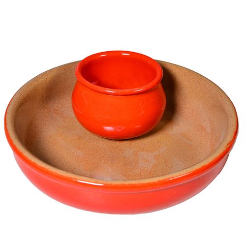 Copetinero con ramequín en cerámica 17 cm