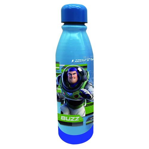 Botella aluminio 600 ml con tapa rosca Lightyear