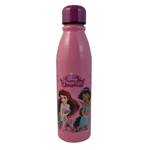 Botella aluminio 600 ml con tapa rosca Princesas celebration