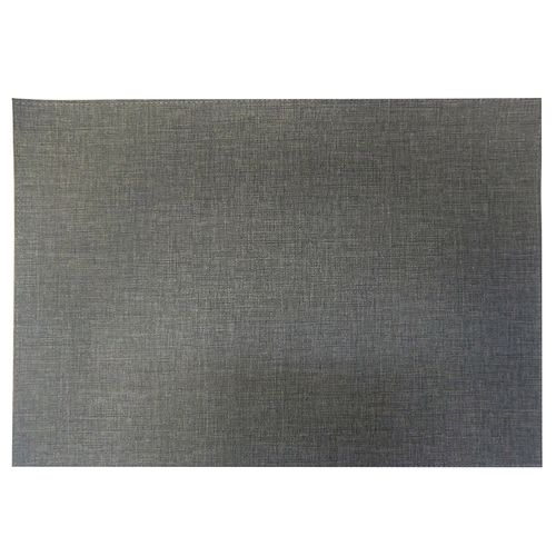 Individual 45x30 cm en simil cuero gris