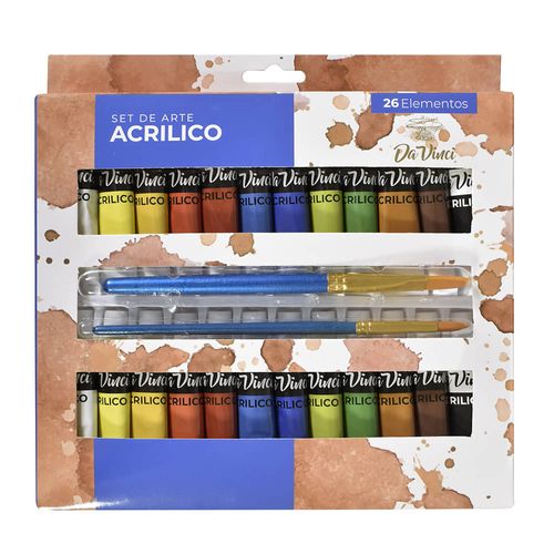 Acrílico DAVINCI set 26 piezas