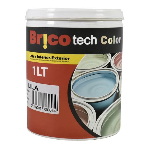 Pintura Ecolat BRICOTECH lila 1 L