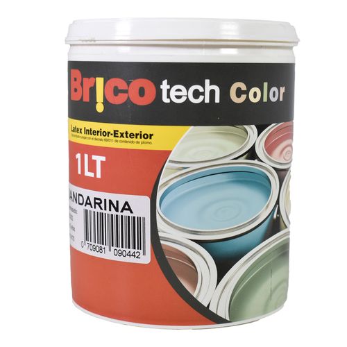 Pintura Ecolat BRICOTECH mandarina 1 L