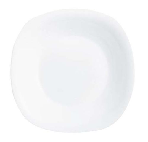 Plato hondo Carine blanco