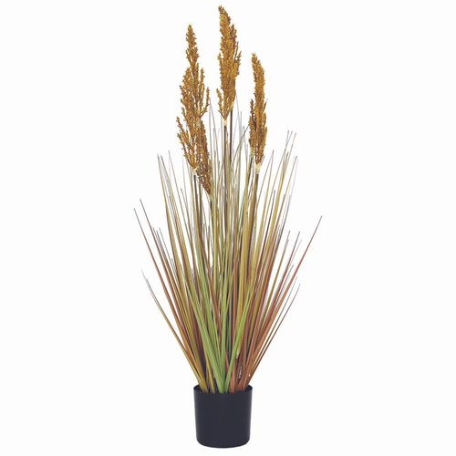Hierba artificial de grano con maceta 90 cm