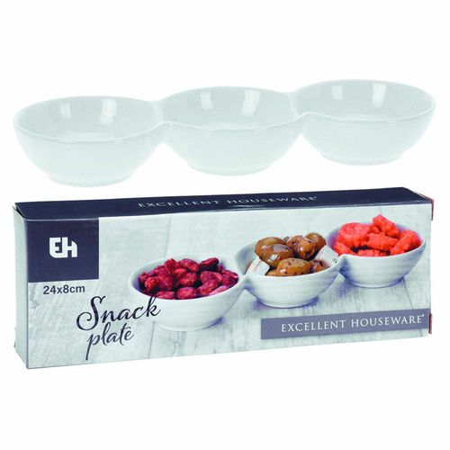 Set de dip 3 piezas porcelana