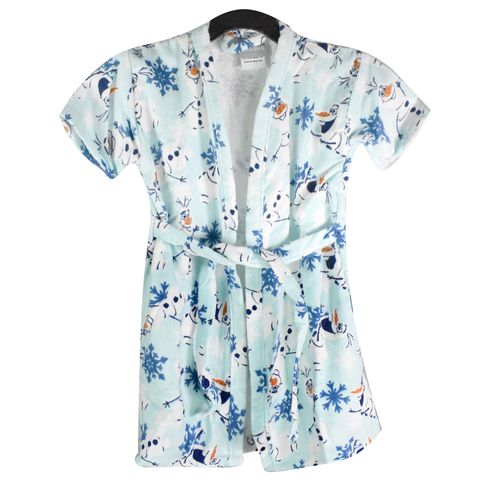Bata de baño velour rotativa talle p frozen