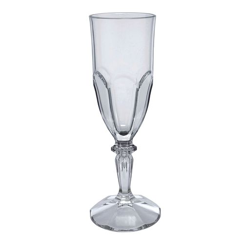 Copa champagne acrilico labrado