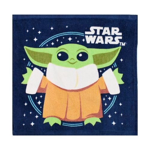 Toalla social infantil en velour 30x30 cm Baby Yoda