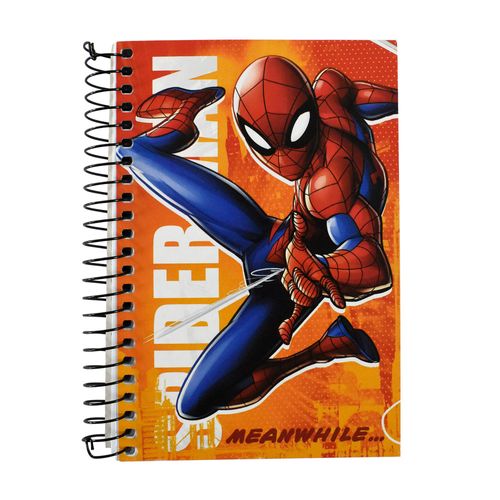 Libreta de deberes Spiderman con espiral 96 hojas