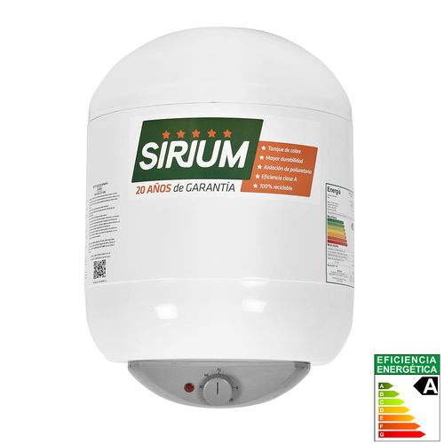 Termotanque SIRIUM Mod. TCP-30 cobre 30 L