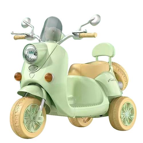 Moto motoneta verde pastel