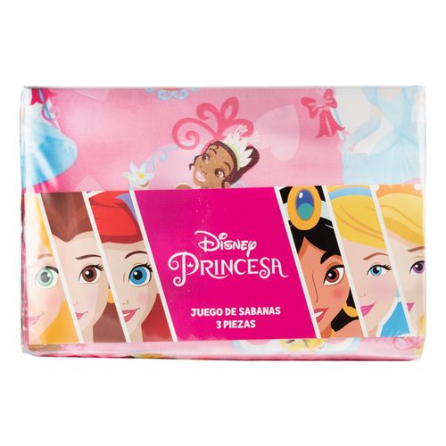 Juego de Sábanas 1 plaza microfibra Princesas