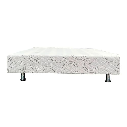 Base de somier 2 plazas Jacquard 140x190x20 cm