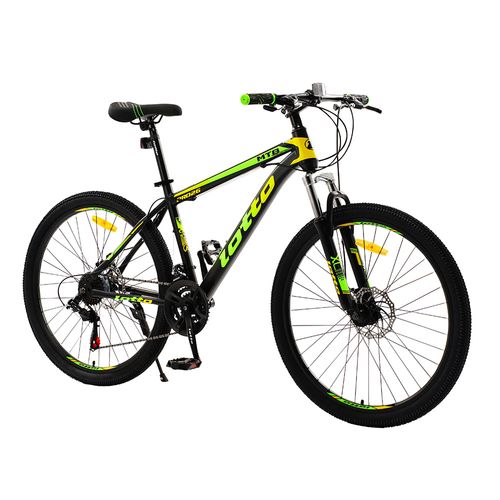 Bicicleta LOTTO Rod. 26 Negra-Verde MTB 2023