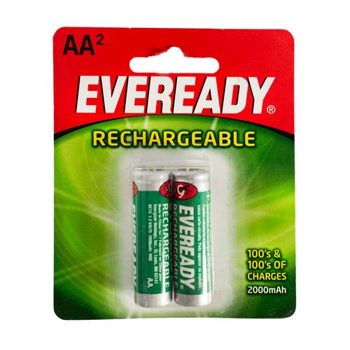 Pila EVEREADY recargable AAx2 2000 mAh