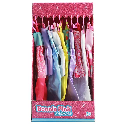 Vestidos para muñecas 10 unidades