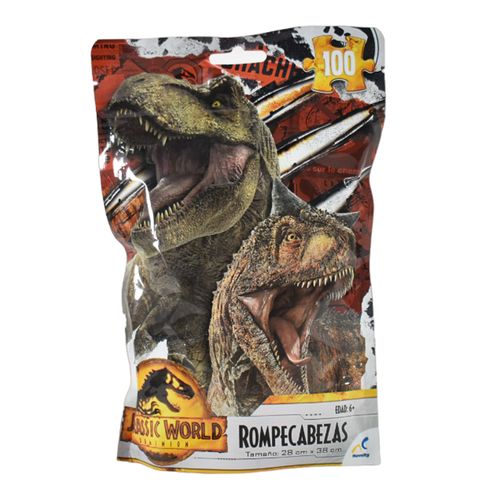 Puzzle 100 piezas en bolsa Jurassic