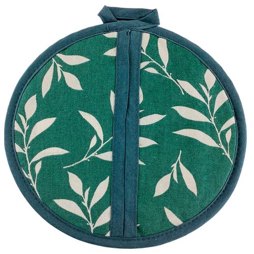 Agarradera 20 cm verde estampado