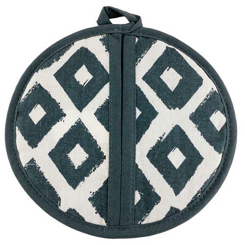 Agarradera 20 cm negro estampado