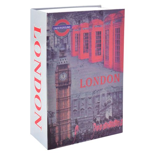 Caja fuerte alcancía en forma de libro