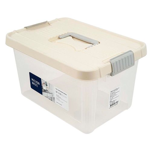 Caja organizadora con asa 4.8 L 18,8x27x16,4 cm Super Lock