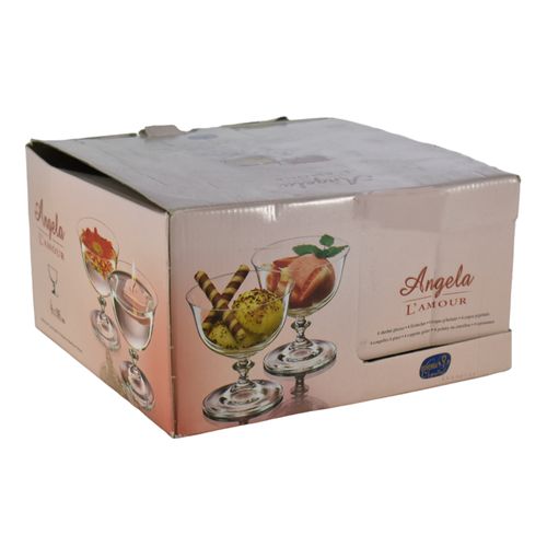 Set x 4 Copas de Helado de Vidrio